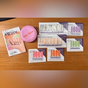 Color Street New Wave Playbox with Pink 'Make Waves' Pouch